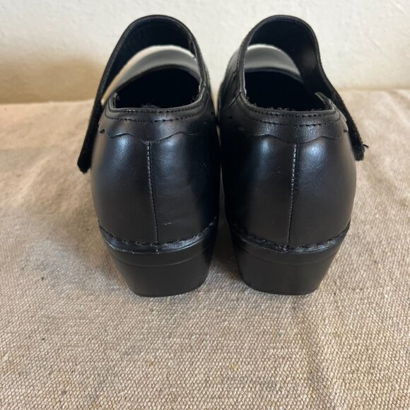 Bjorndal Woman's Black Leather Jace Maryjane Bohemian Clogs/Mules Sz 11 - Picture 4 of 11